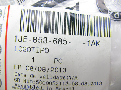 NEW - OEM 1JE8536851AK Rear Deck Lid Trunk Generation Badge For 2003-07 VW Golf