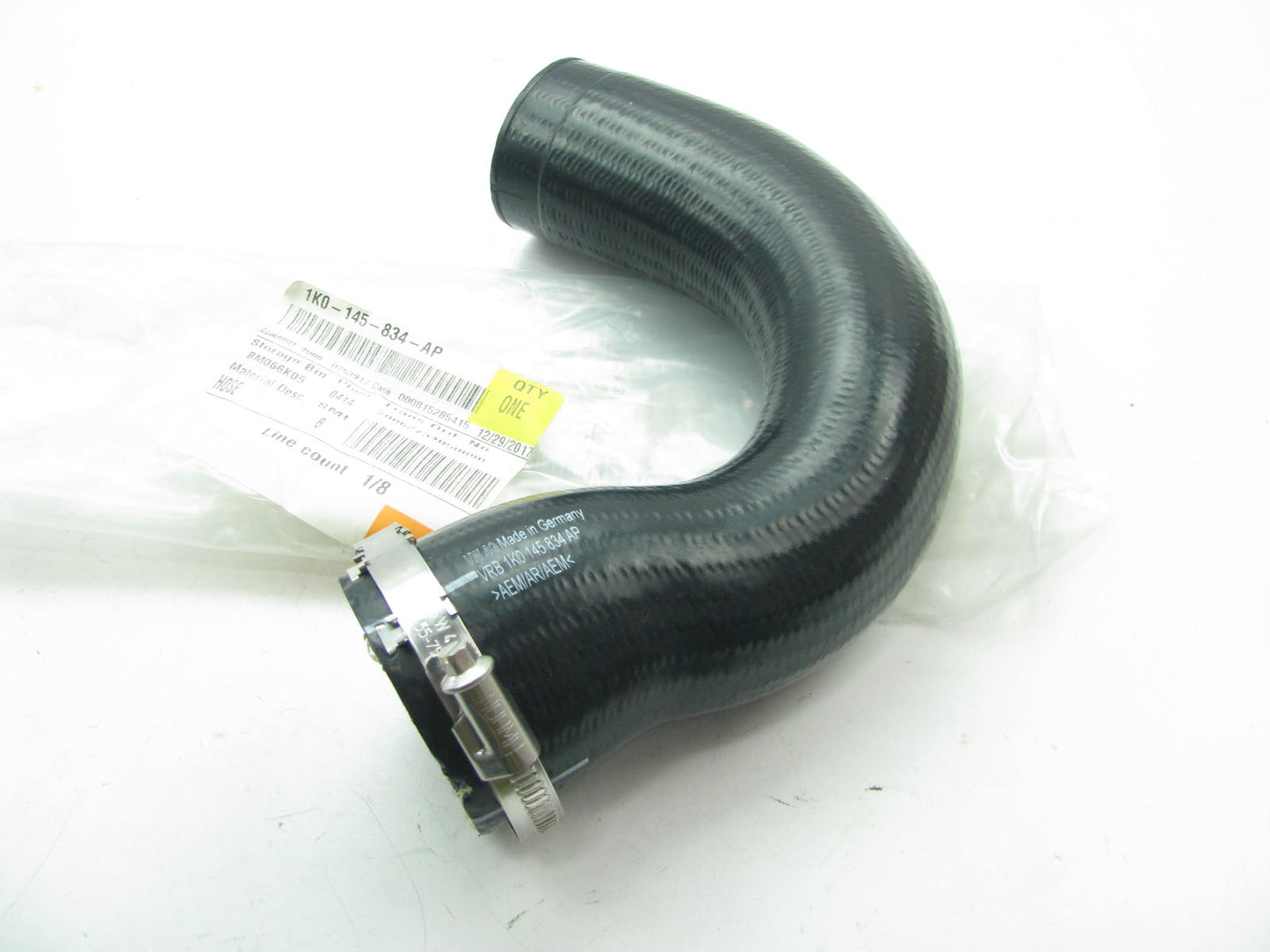 New Genuine OEM Front Left Lower Intercooler Hose Tube For Volkswagen 2.0L
