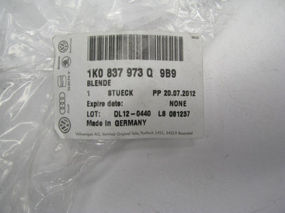NEW - OEM VW Audi 1K0837973Q-9B9 LH Corner Trim W/ Speaker