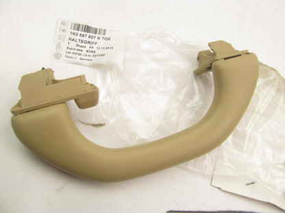 NEW - OEM 1K0857607N7G8 Rear Roof Assit Grab Handle, Beige For Volkswagen