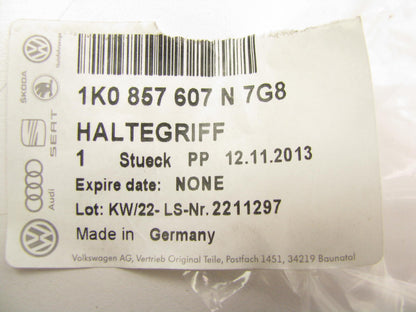 NEW - OEM 1K0857607N7G8 Rear Roof Assit Grab Handle, Beige For Volkswagen