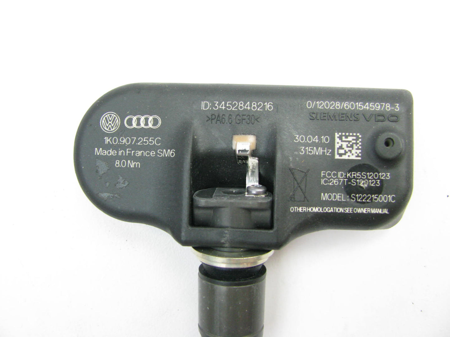 NEW GENUINE OEM TPMS Tire Pressure Monitor Sensor For Audi Volkswagen 1K0907253D