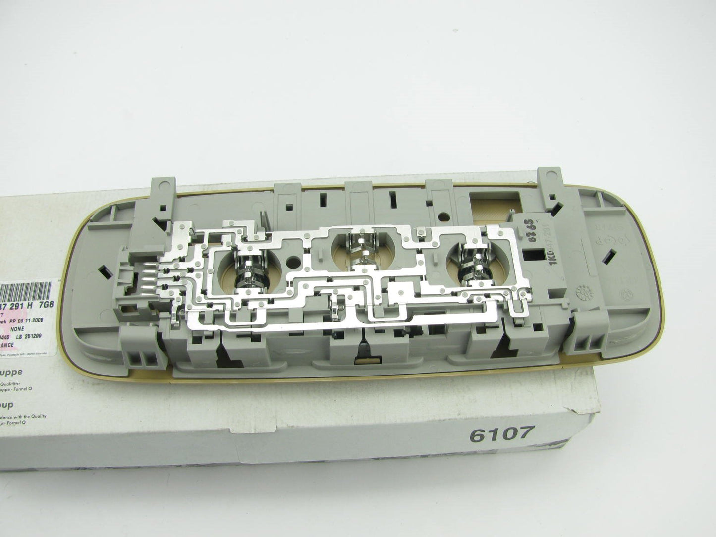 REAR Beige Overhead Map Light Dome Lamp OEM 05-10 VW Jetta, 06-09 Passat