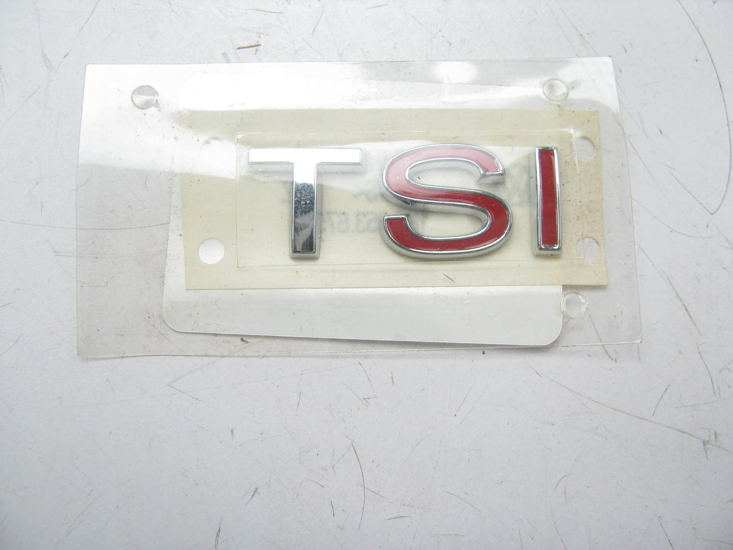 NEW GENUINE OEM VW Audi 1K5-853-675-J-GQF Trunk Lid ''TSI'' Emblem