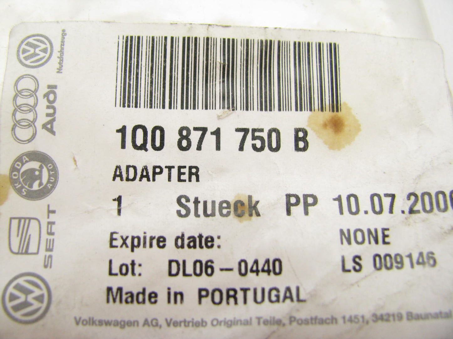 NEW - OEM VW Audi 1Q0871750B Retractable Top Right Latch 2009-16 Volkswagen Eos