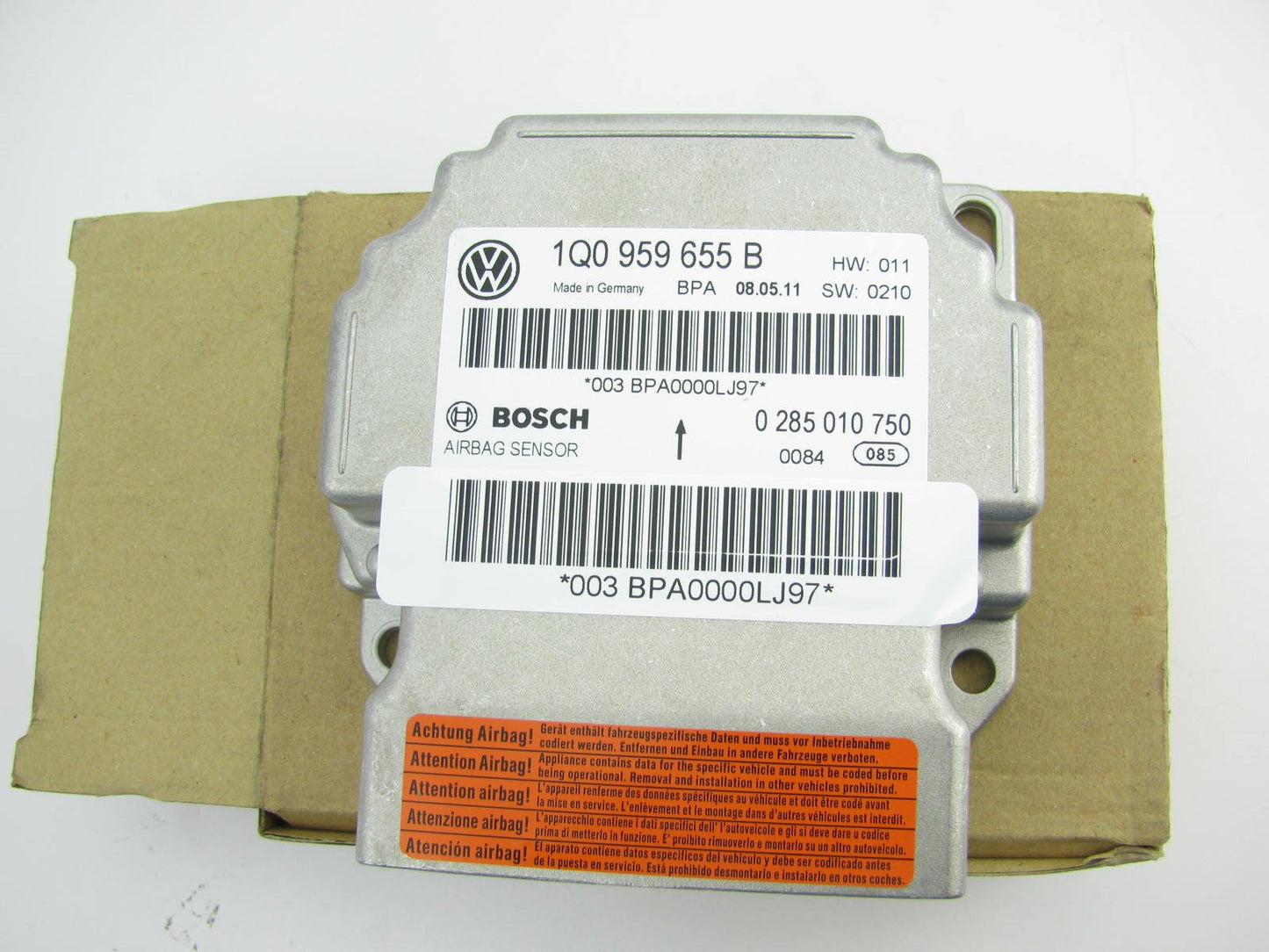 NEW - OEM GENUINE SRS System Control Module 2009-2012 VW EOS 1Q0959655B