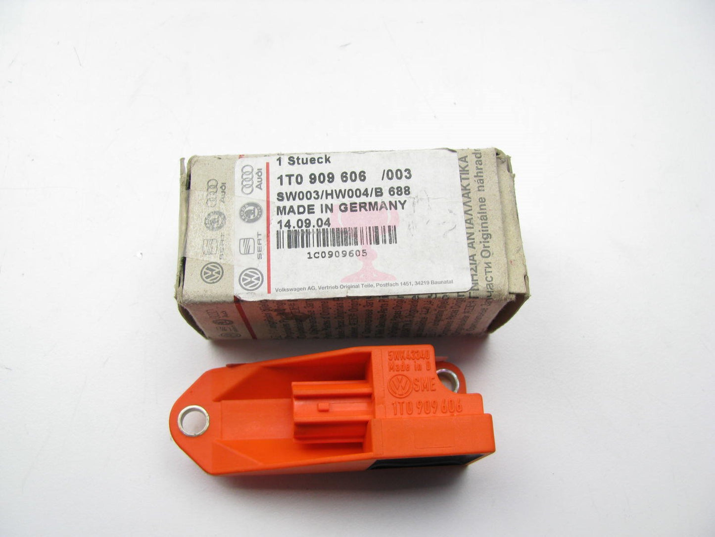 New OEM Side SRS System Crash Impact Sensor 2004-2010 VW Beetle 1T0909606003