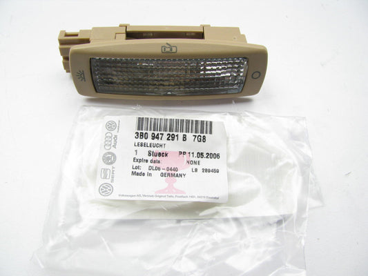 New OEM Rear Dome Map Reading Lamp Light BEIGE For Volkswagen 3B0947291B7G8