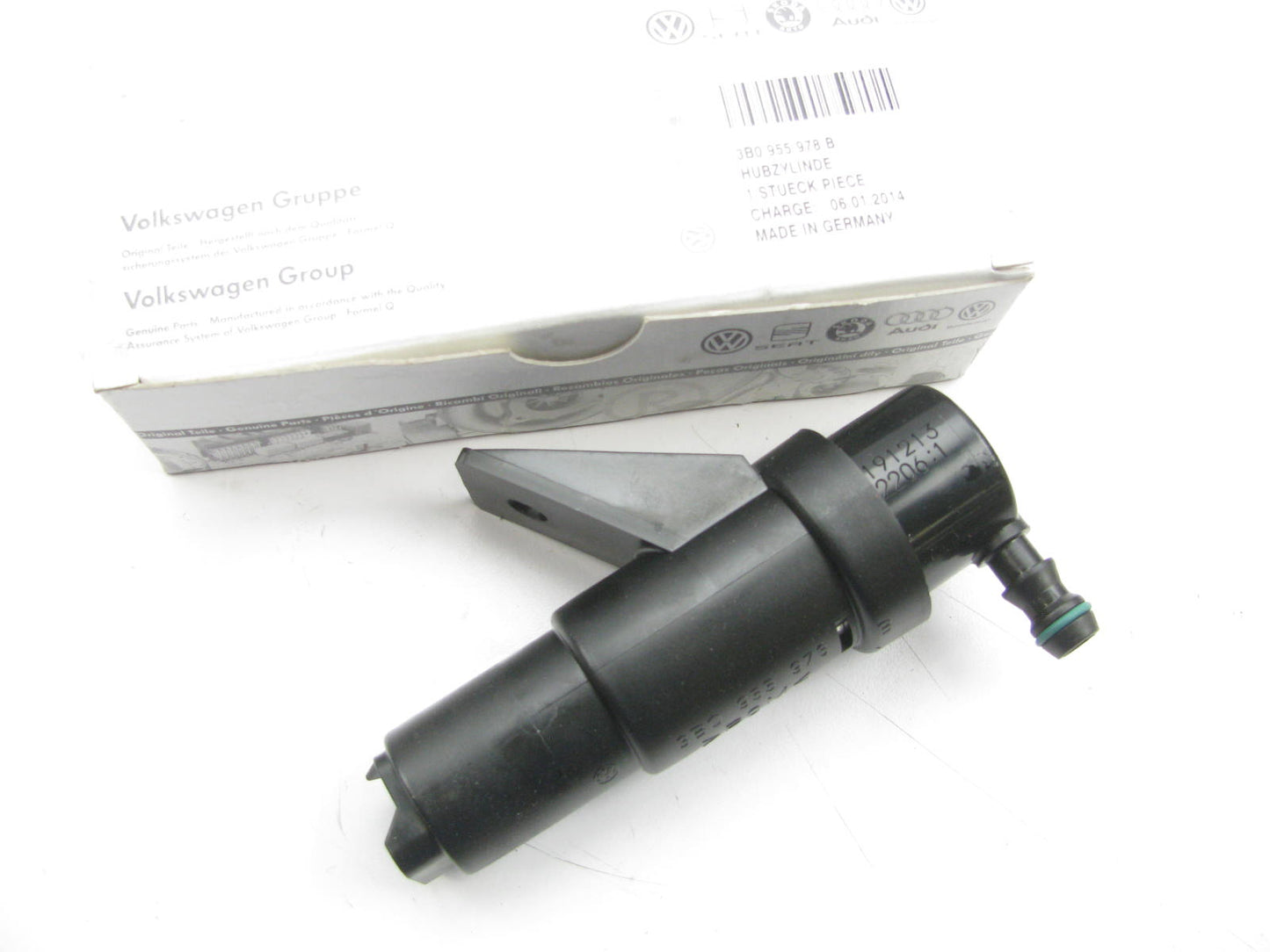 New Genuine OEM Left Headlight Washer Spay Nozzle For 98-01 VW Passat 3B0955978B
