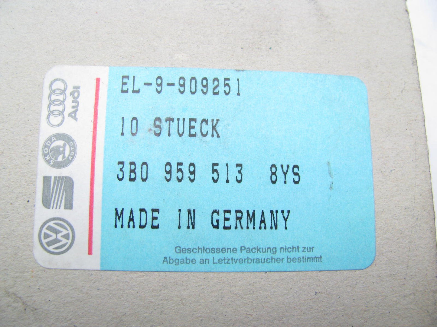 NEW - OEM GENUINE Sunroof Handle Knob For 1998-2001 VW Passat 3B09595138YS