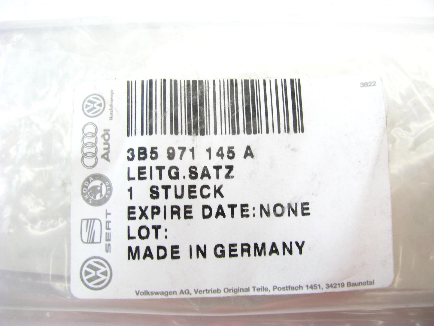 New License Plate Light Lamp Wire Harness OEM For 1999-2001 VW Passat 3B5971145A