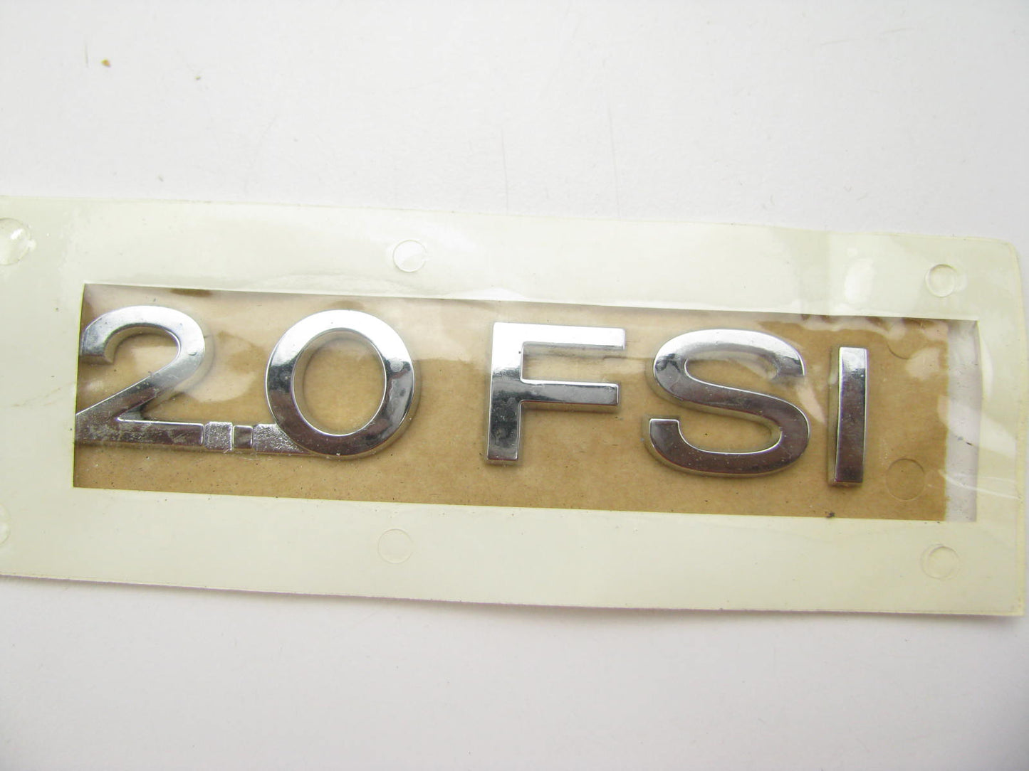 VW Audi OEM 3C0853675A739 Rear Chrome Inscription 2.0FSI 2006-11 Jetta Passat
