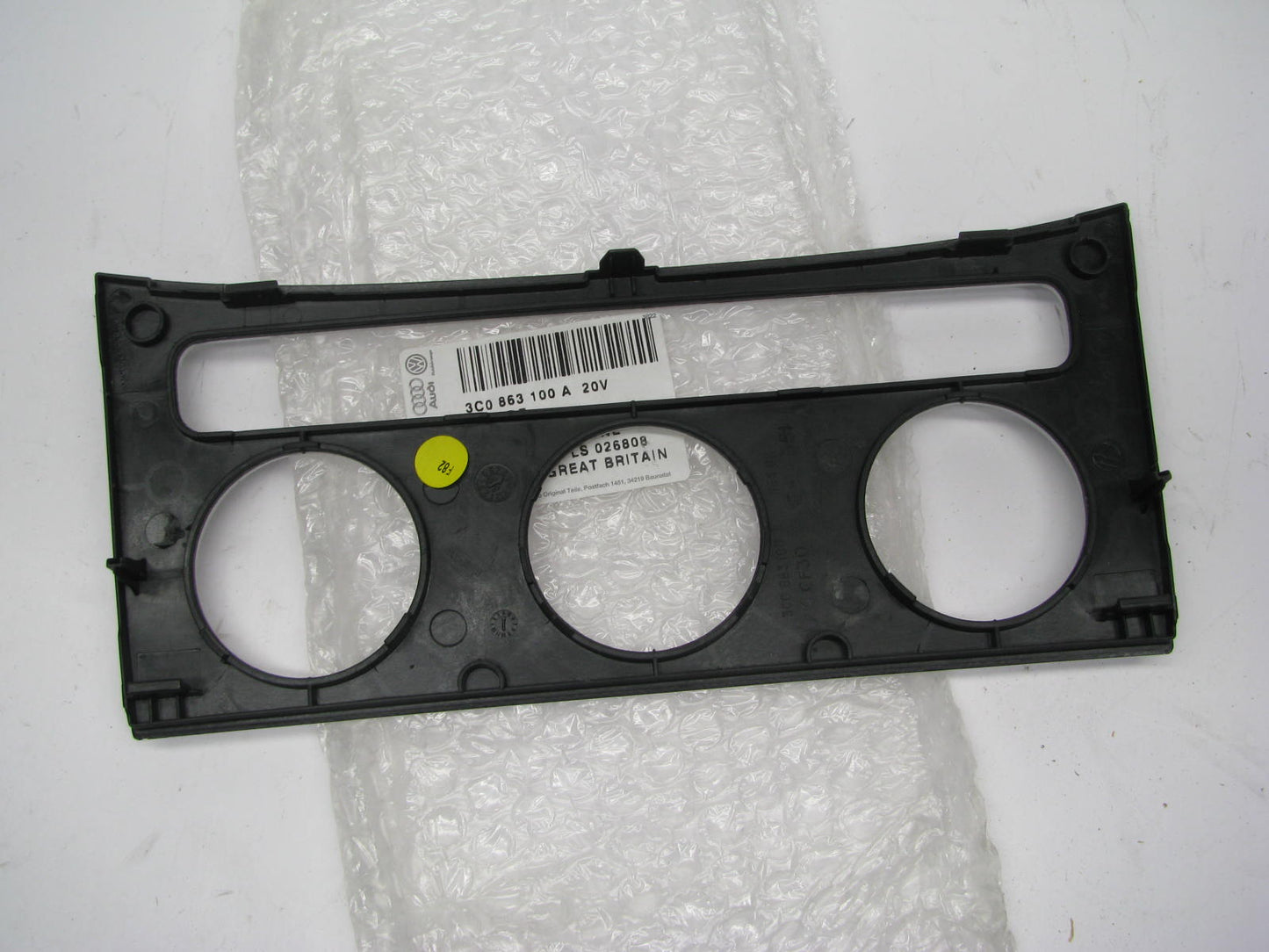 NEW OEM HVAC Panel Trim Brushed Aluminum 3C0863100A20V For 2006-2010 VW Passat
