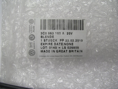 NEW OEM HVAC Panel Trim Brushed Aluminum 3C0863100A20V For 2006-2010 VW Passat