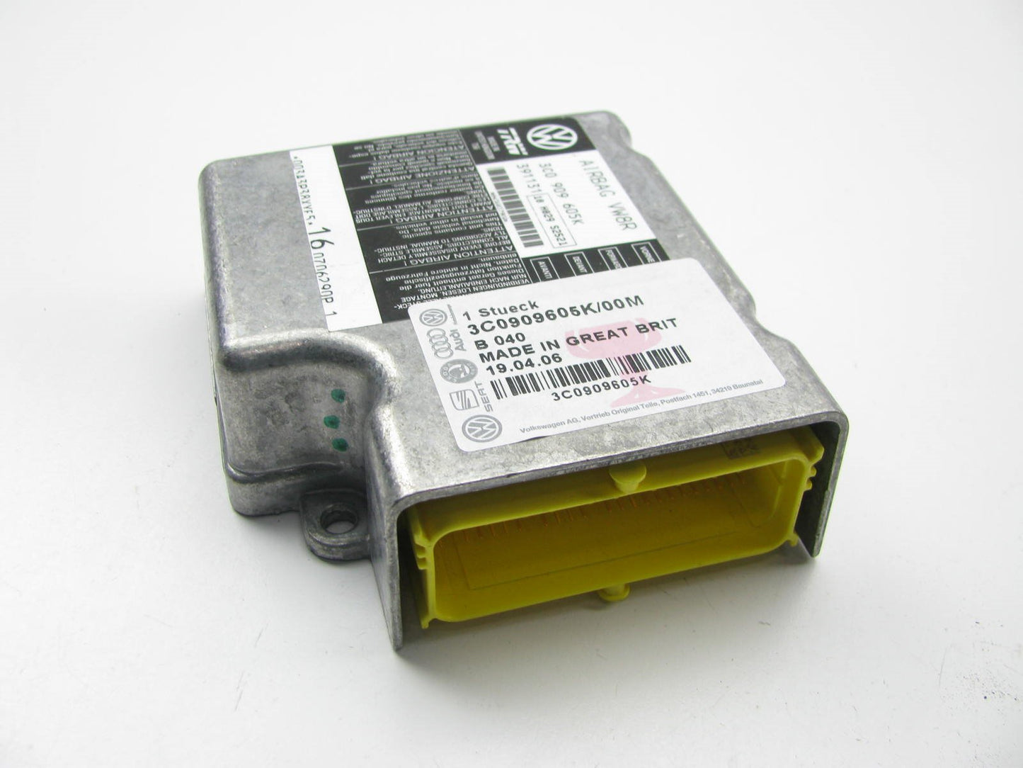 NEW - OEM SRS Control Module For 2006-07 Volkwagen Passat 3C0909605K00M