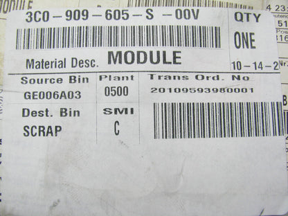 NEW GENUINE OEM SRS Control Module 2007-2008 VW Passat 2.0L 3C0909605S00V