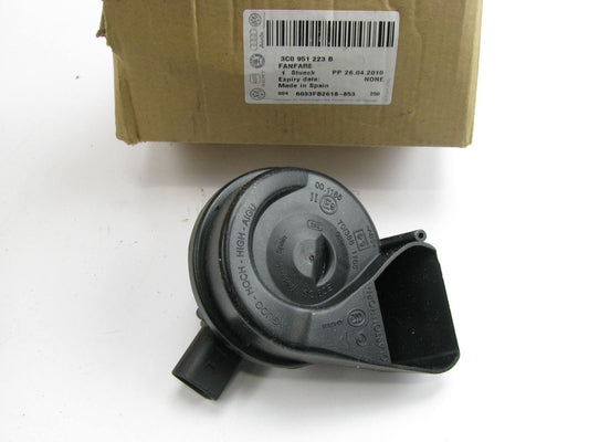 NEW GENUINE High Pitch Horn OEM For 2009-2010 Volkswagen Passat 3C0951223B