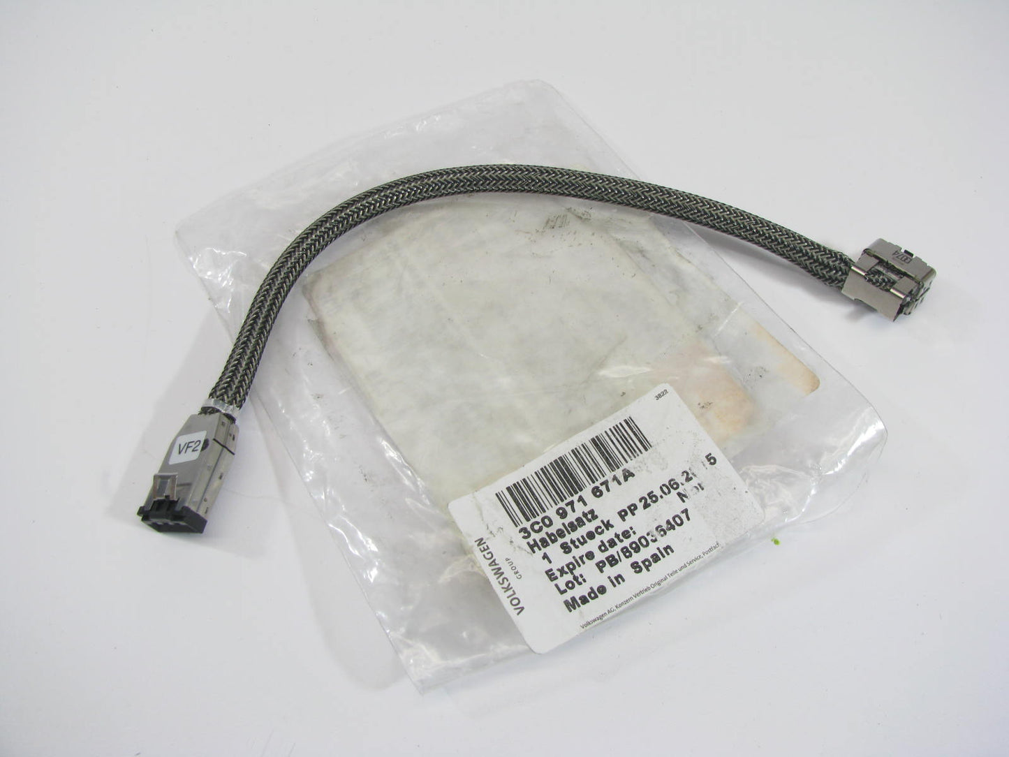 NEW - OEM VW Audi 3C0971671A Headlamp Wiring Harness Left 07-11 Eos 08-10 Passat
