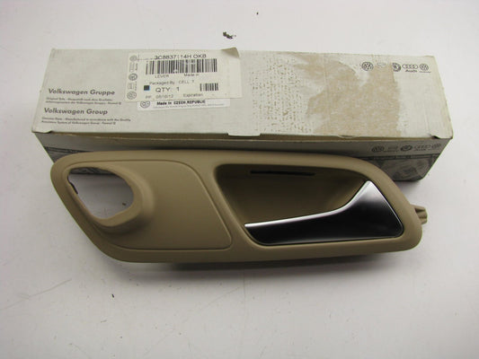 NEW - OEM Right Interior Inside Door Handle Beige For 13-16 VW CC 3C8837114HOKB