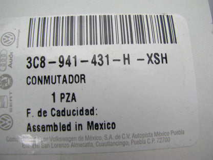 New Genuine Headlight Lamp Switch Black OEM VW AUDI 3C8941431H XSH