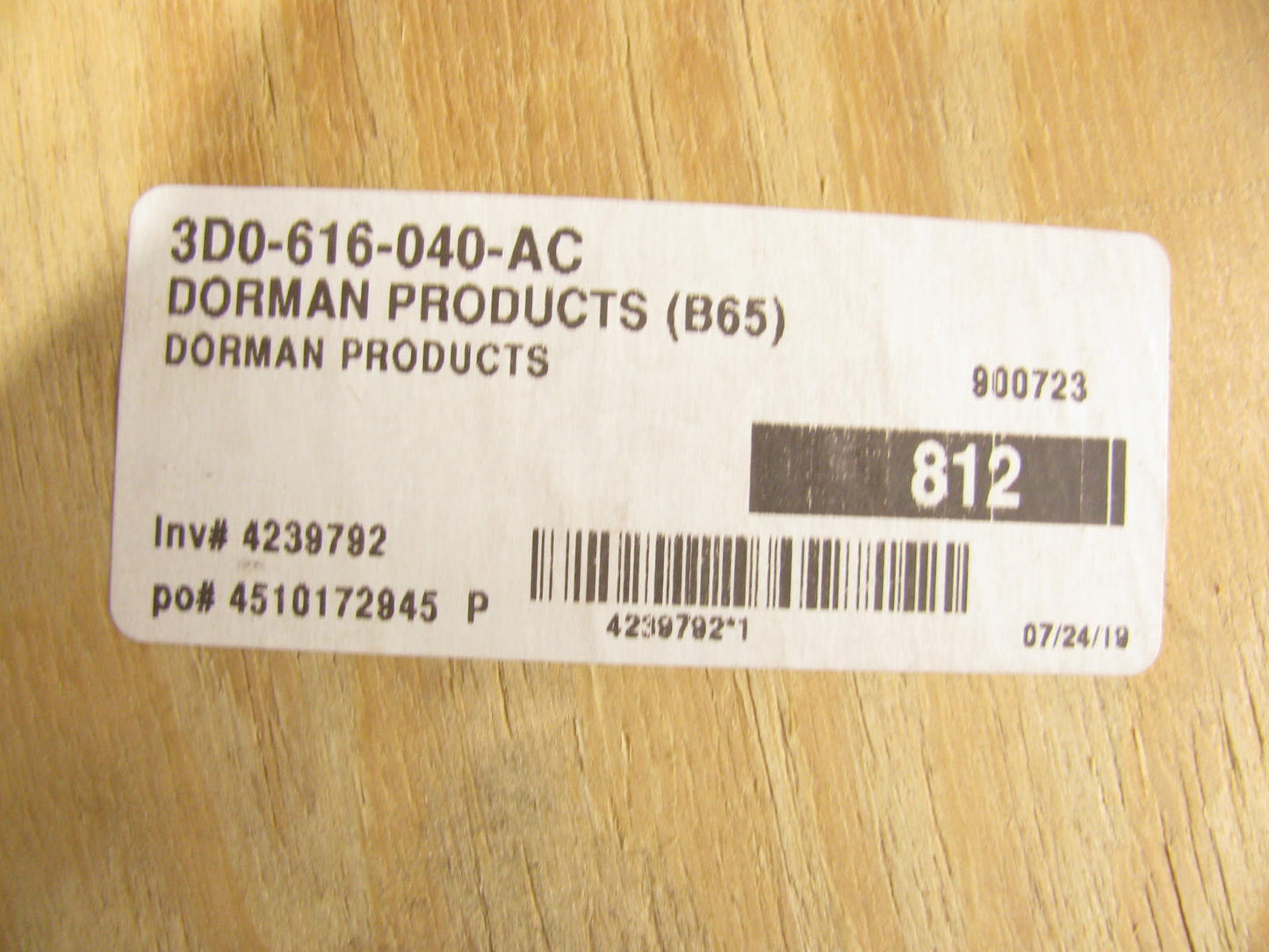 Dorman 949973 /3D0-616-040-AC  - Front Right Air Suspension Strut