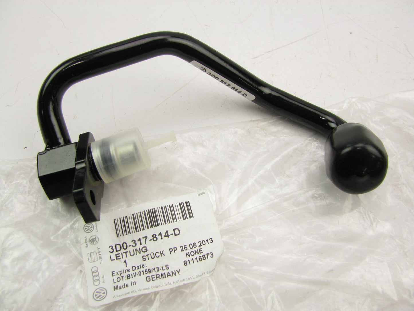 New Genuine OEM Oil Pressure Line For Gear Box Volkswagen Phaeton 2004-06