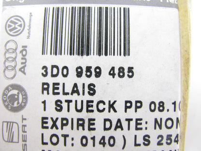 NEW - OEM VW Audi 3D0959485 SRS System Relay For 2004-2006 Volkswagen Phaeton
