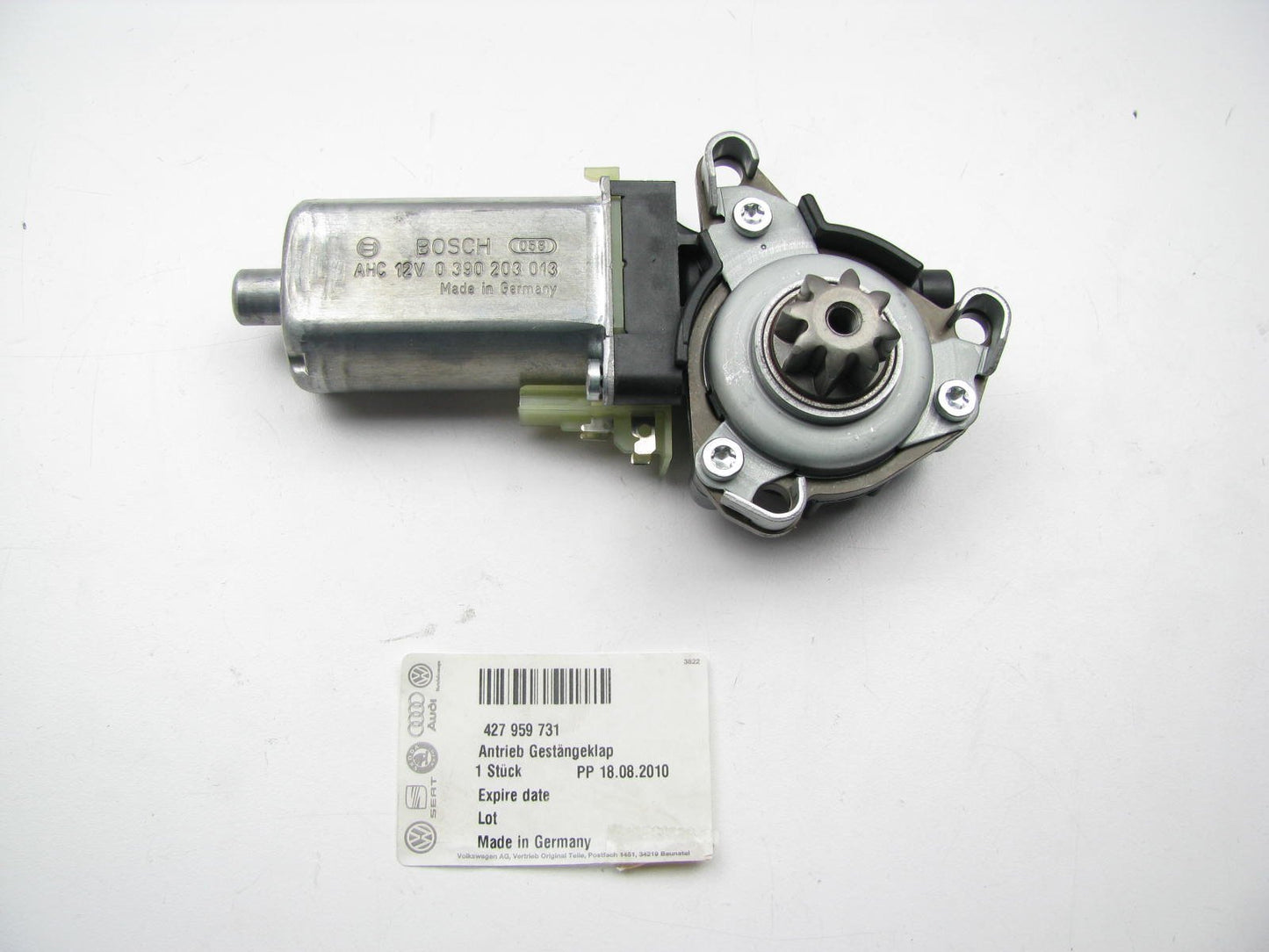 NEW - OEM GENUINE Convertible Top Adjust Motor 2011-2015 Audi R8 427959731