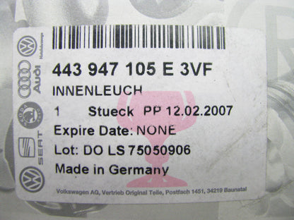 NEW OEM Audi Interior Lamp Map Light Dome Lamp 1989-1992 Audi 80, 89-91 Audi 90