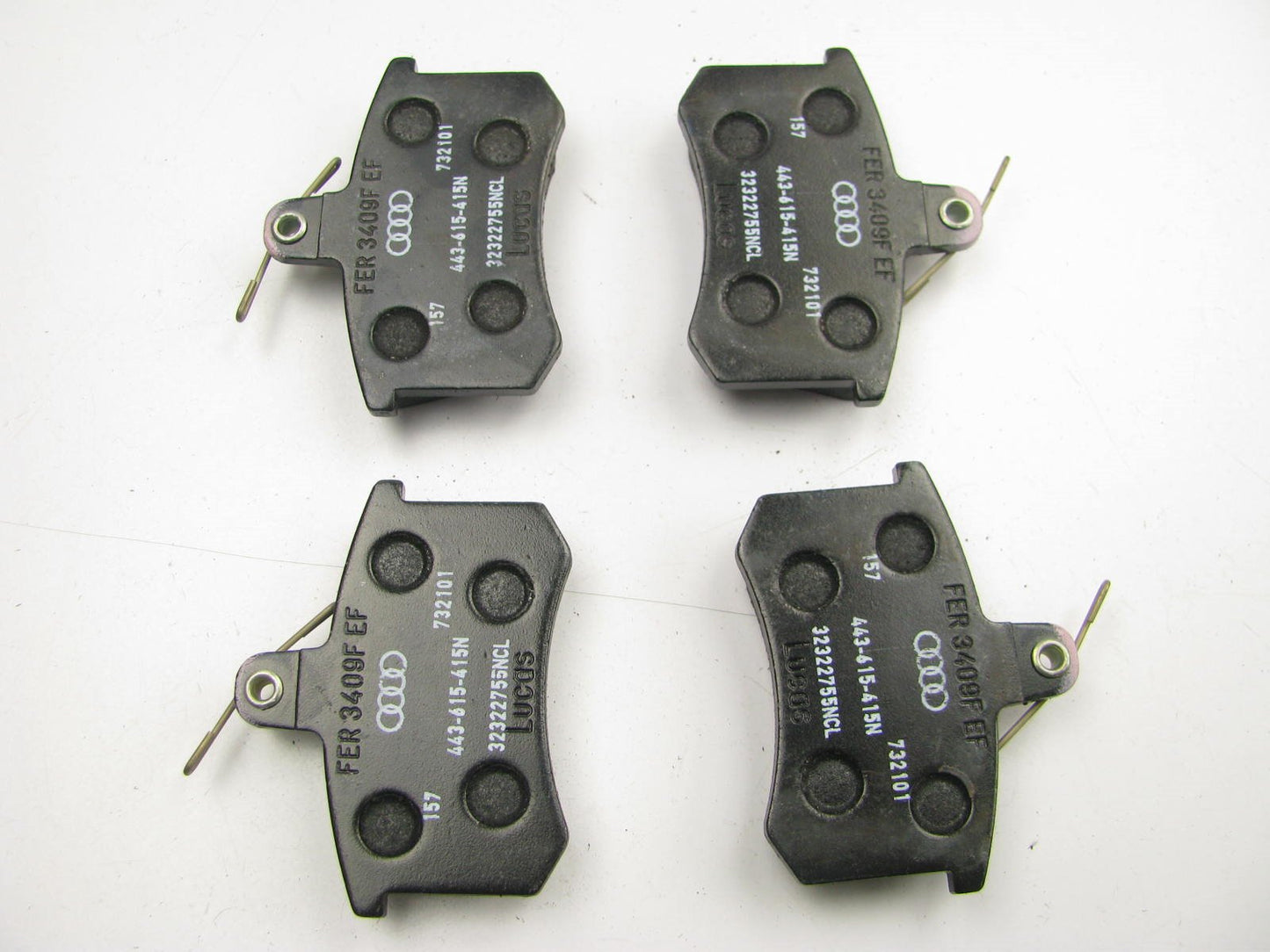 NEW GENUINE OEM Audi 443698451C REAR Brake Pads