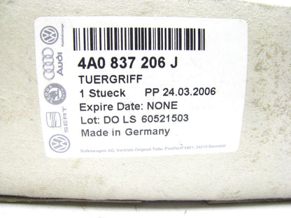NEW - OEM VW Audi 4A0837206J Outside Door Handle - Front Right