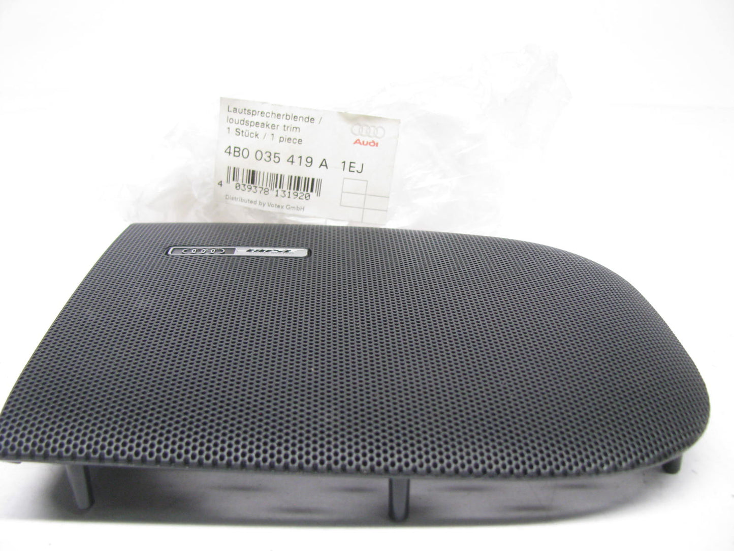 NEW - OEM 4B0035419A1EJ Front Left Speaker Cover, Gray Onyx For Audi S6