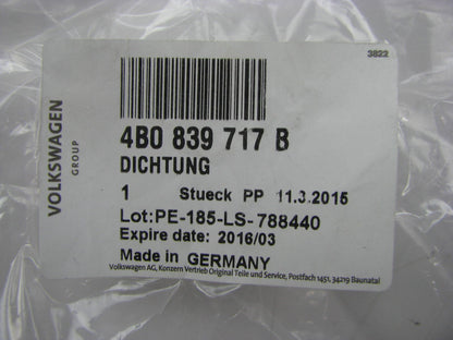NEW GENUINE Rear Left Side Door Weatherstrip Seal OEM Audi 4B0839717B