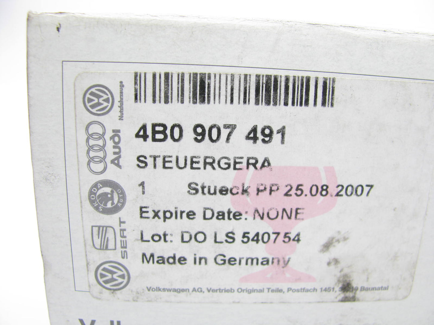 NEW - OEM VW Audi 4B0907491 Back Glass Sunshade Control Module 02-04 A6 02-03 S6