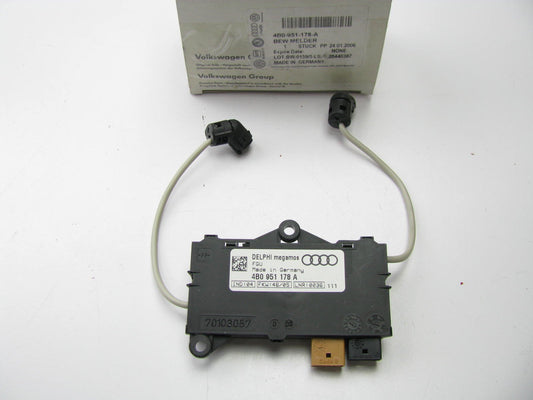 New OEM Anti-Theft Alarm Shock Motion Sensor, Right Side For Audi 4B0951178A