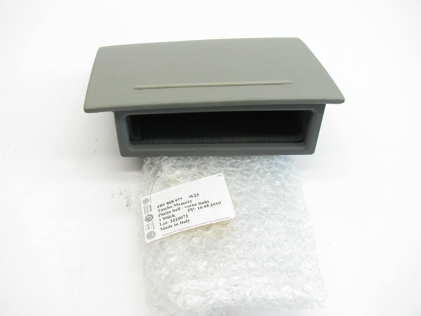 NEW GENUINE OEM Front Left Side Door Storage Bin Pocket Audi 4B1868977W23