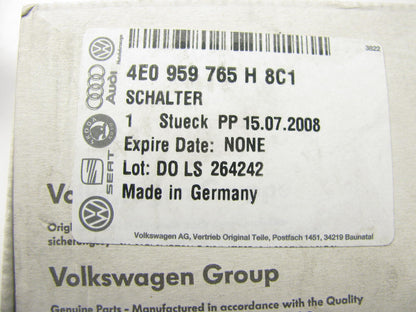 NEW OEM Front Left Side Beige Power Seat Adjust Switch 2004-2009 Audi A8 Quattro
