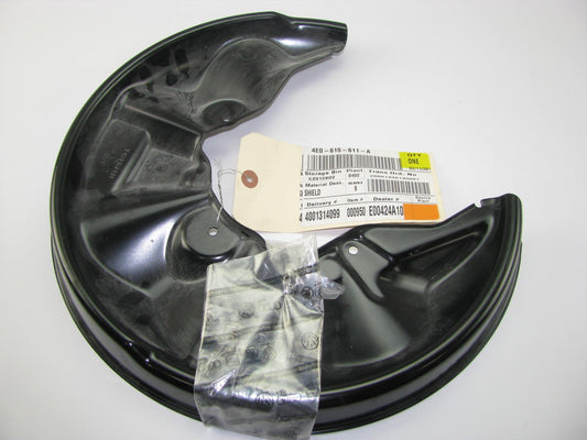 New Rear Left Disc Brake Dust Shield Cover OEM 04-10 Audi A8 Quattro, 07-09 S8