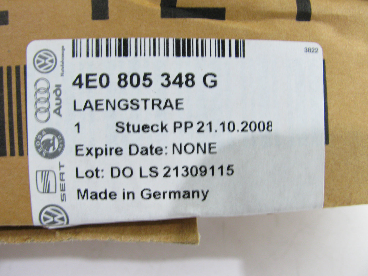 New OEM Front Lower Frame Rail End Support 4E0805348G For 2007-2008 Audi S8