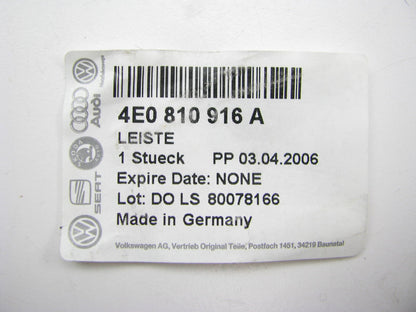 NEW - OEM Rear Bumper Upper Right Retainer Bracket For Audi 4E0810916A