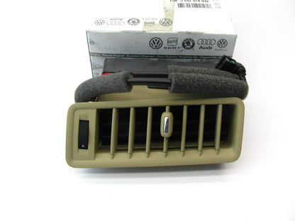 New REAR Left Center Pillar Upper A/C Air Vent Outlet Grille Beige OEM Vw Audi