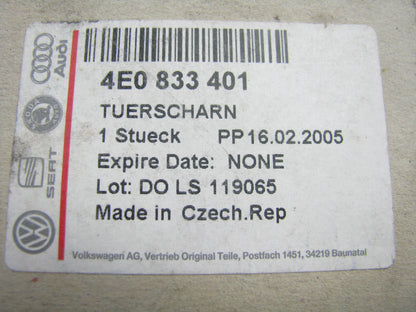 NEW - OEM VW Audi 4E0833401 REAR LEFT Door UPPER Hinge 04-10 A8 Quattro 07-09 S8