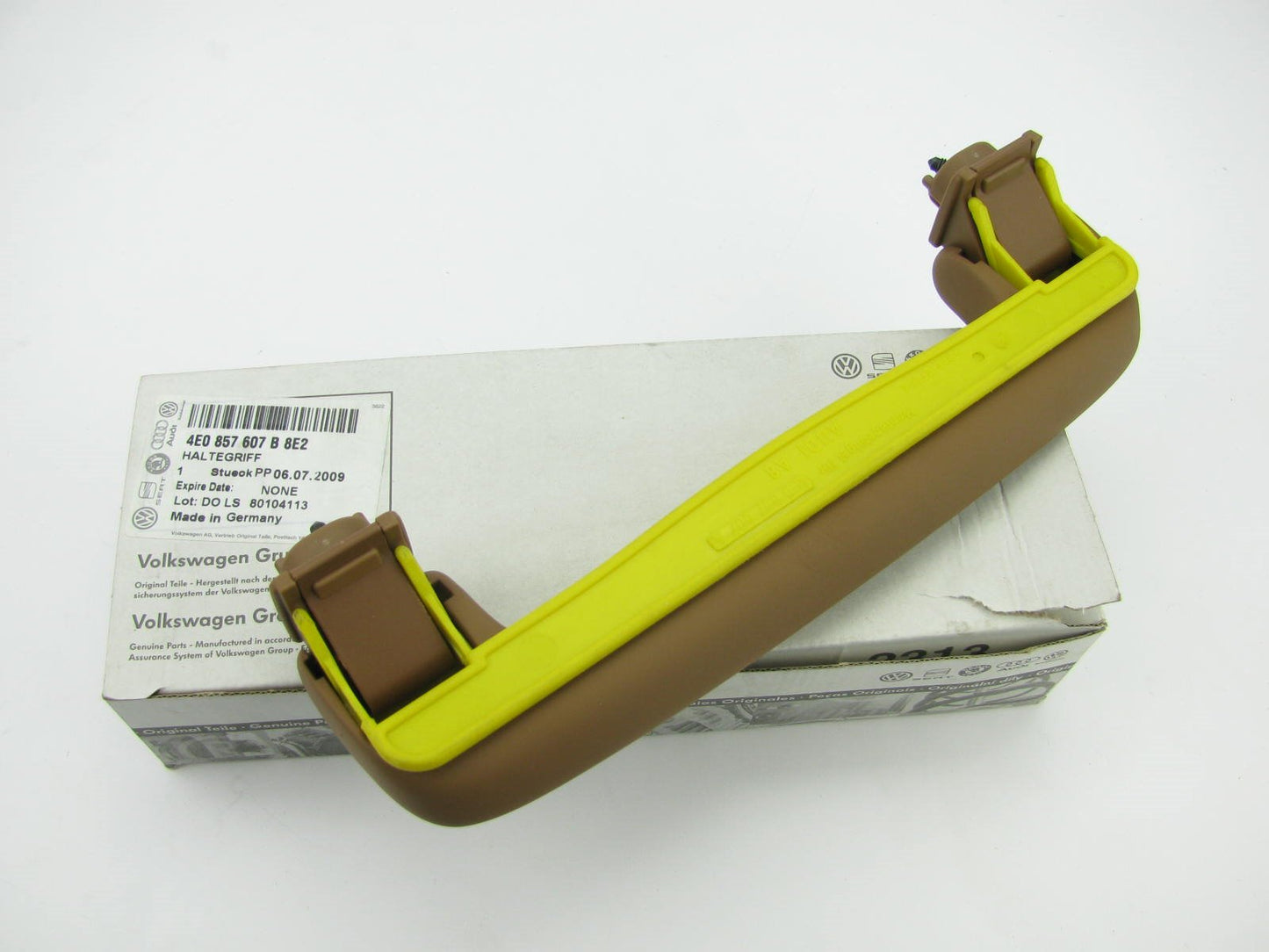 New Genuine Interior Grab Bar Handle, Brown, OEM For 2004-2010 Audi A8