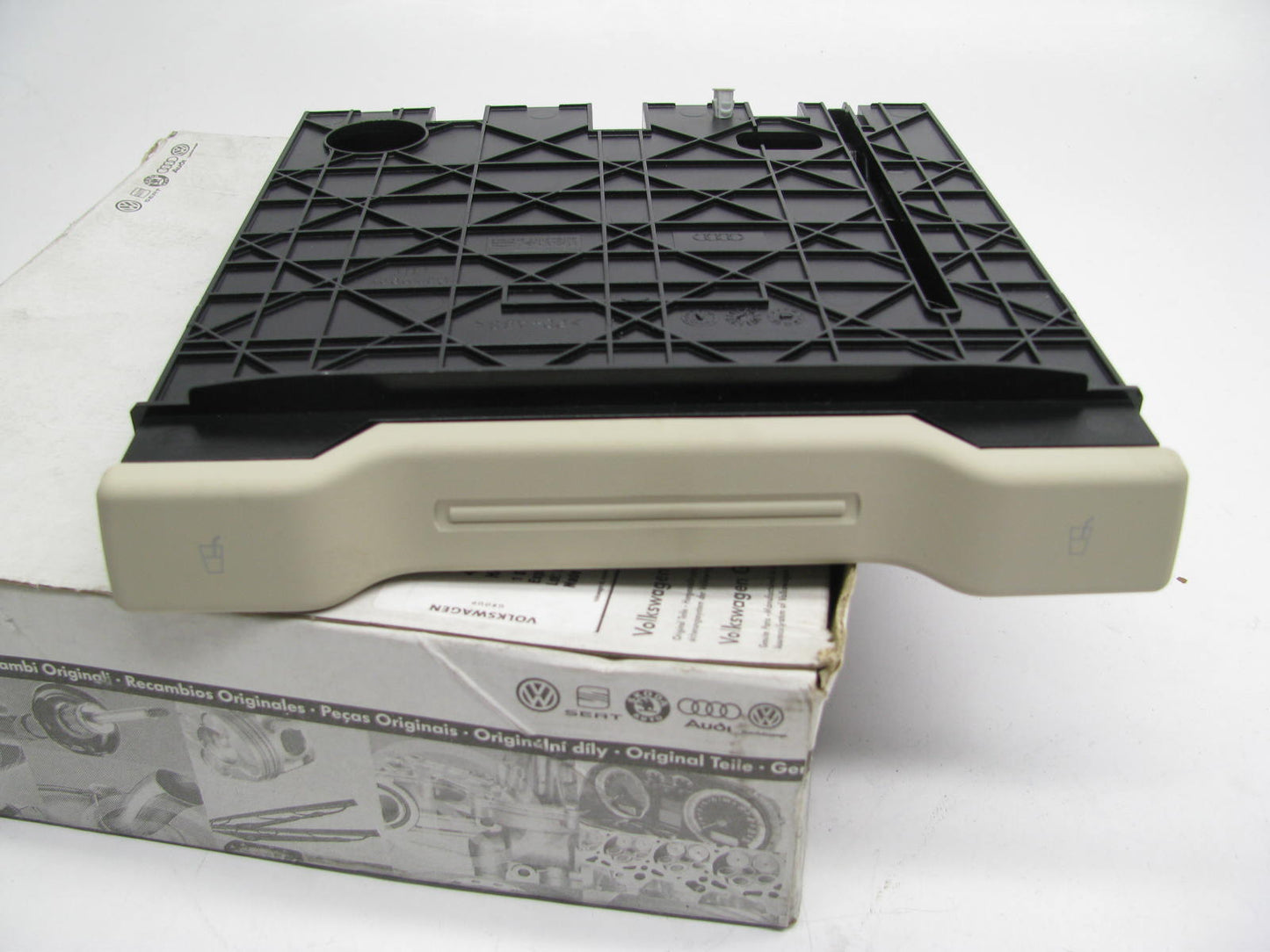 NEW - OEM 4E0885995A-U57 Rear Sliding Seat Cup Holder For 2008-2010 Audi A8