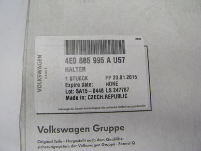 NEW - OEM 4E0885995A-U57 Rear Sliding Seat Cup Holder For 2008-2010 Audi A8