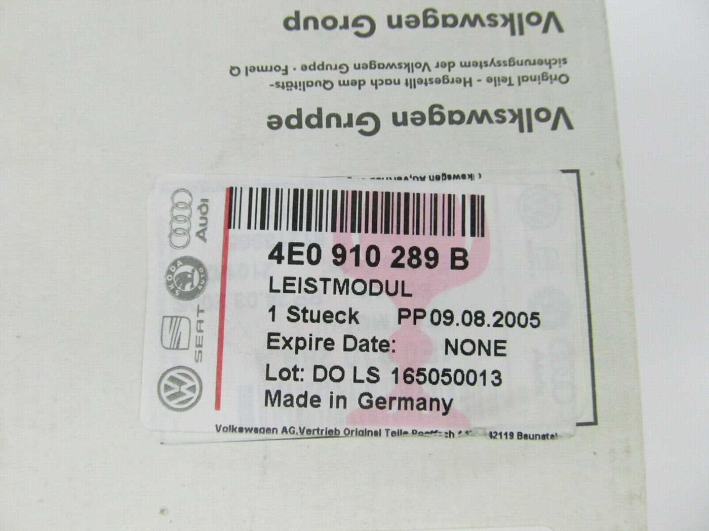 NEW - OEM 4E0910289B BCM Body Keyless Entry Remote Control Module Audi