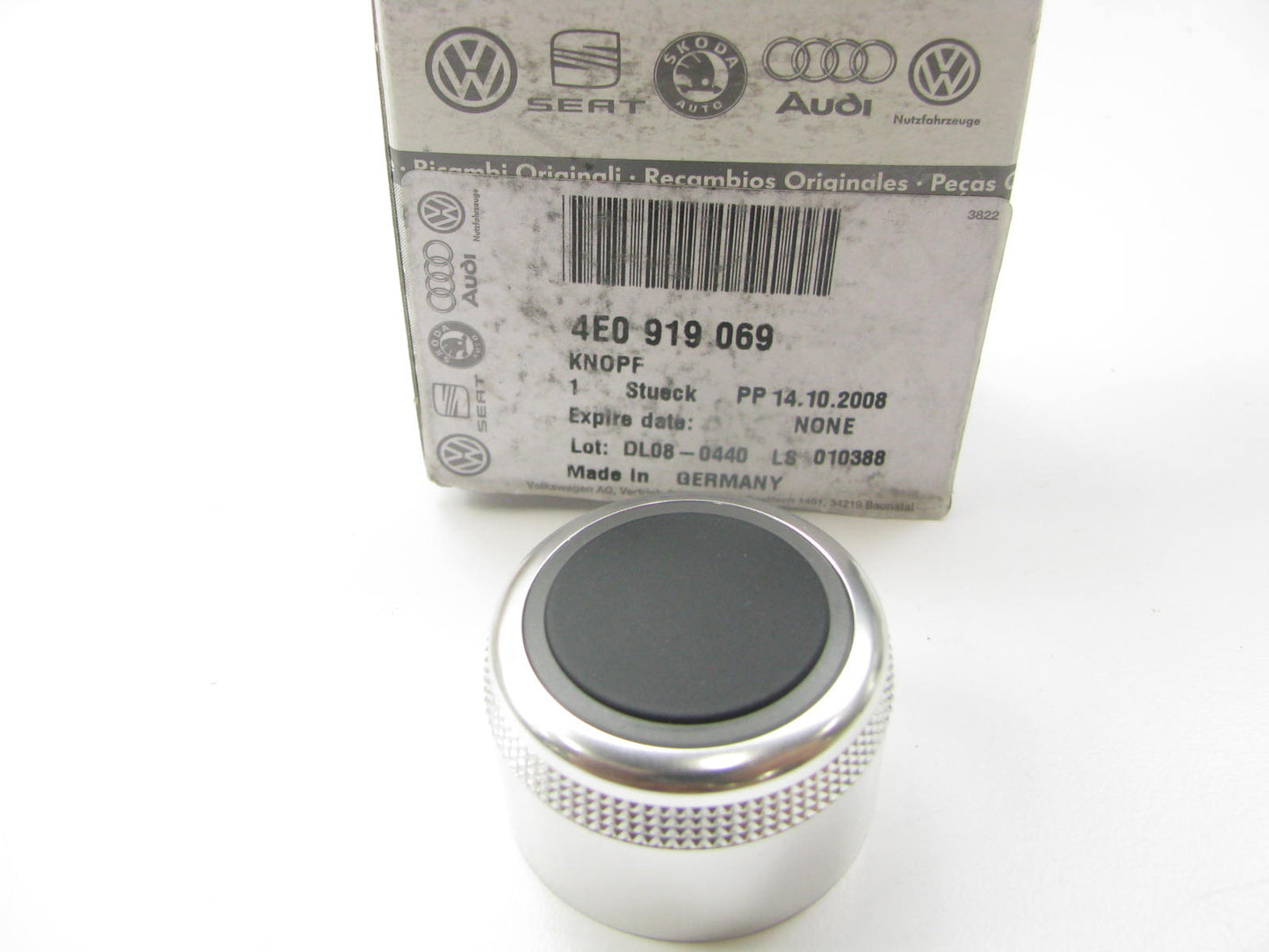 NEW - OEM VW Audi 4E0919069 HVAC Heater Control Knob 2004-2005 A8 Quattro