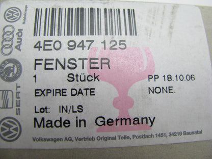 REAR LEFT DRIVERS SIDE Interior Roof Courtesy Dome Light Lens OEM Audi 4E0947125
