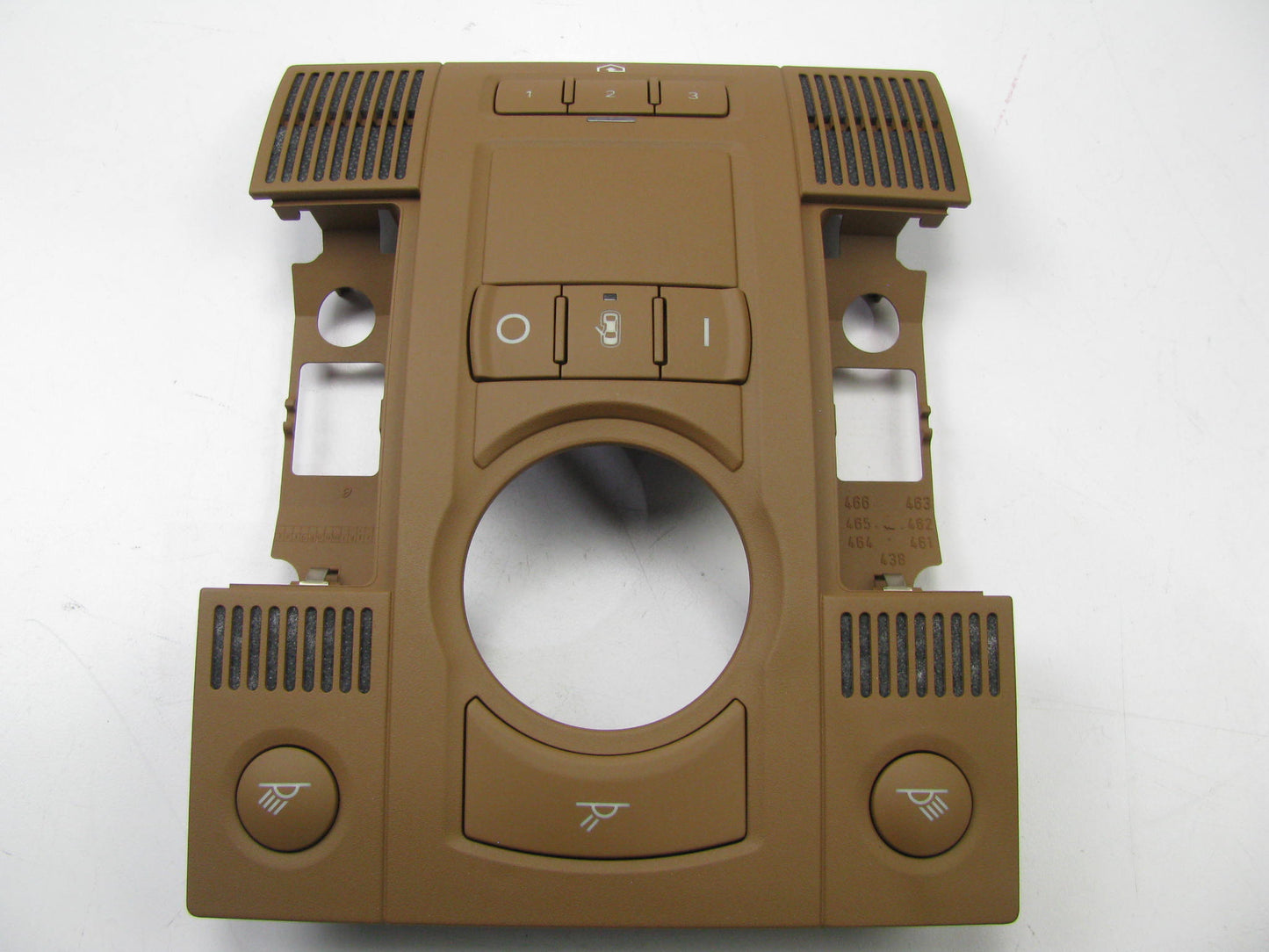 Roof Console Map Light Switch Trim Bracket TAN Color OEM Audi 4E0947139AN8E2