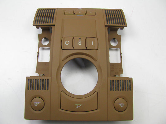 Roof Console Map Light Switch Trim Bracket TAN Color OEM Audi 4E0947139AN8E2
